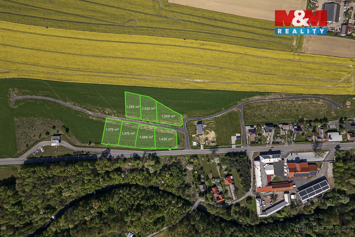 Prodej pozemku k bydlení, 1235 m², Vojkovice - 5