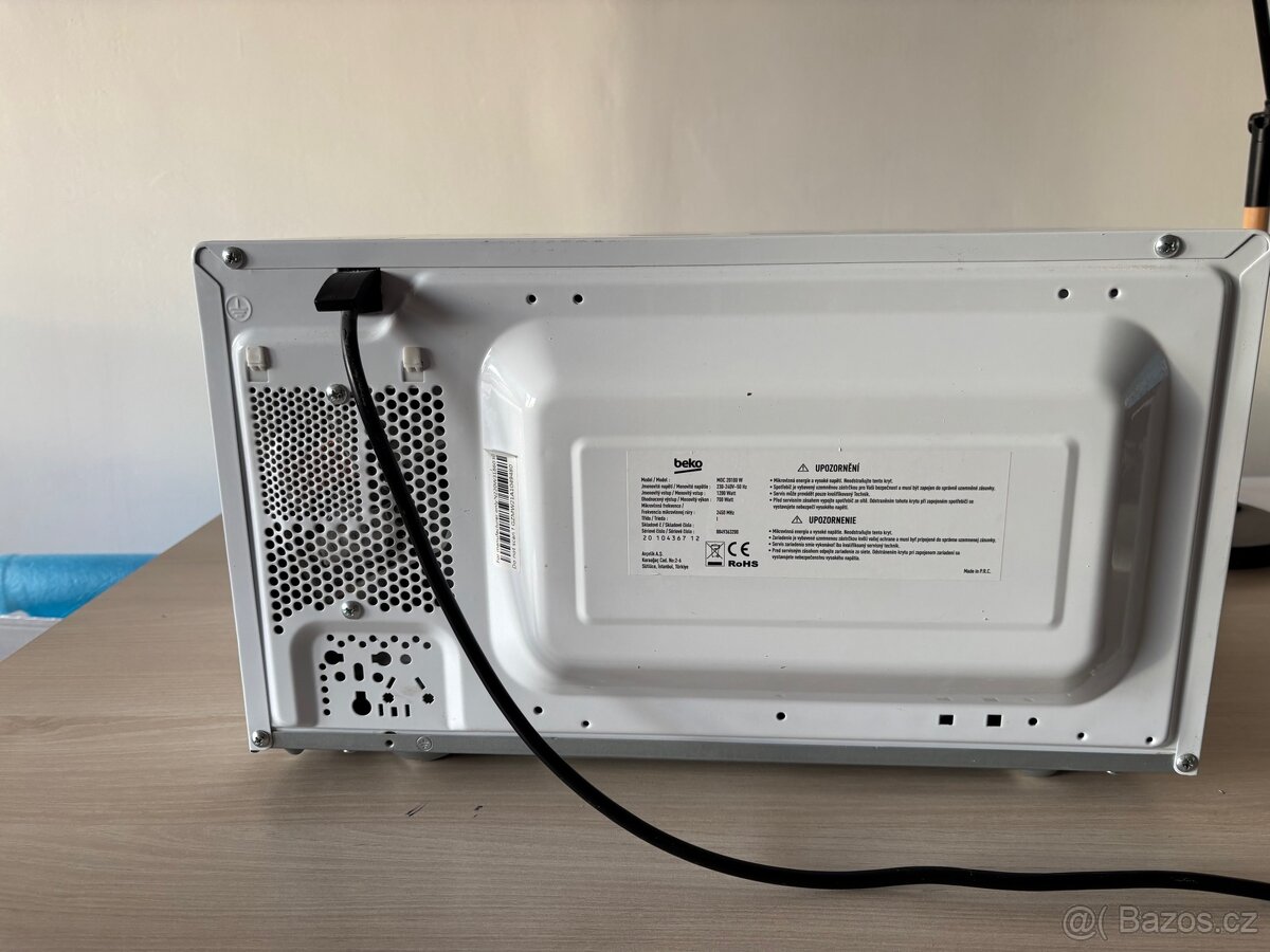 Mikrovlnná trouba Beko MOC 20100 W - Velmi dobrý stav - 5
