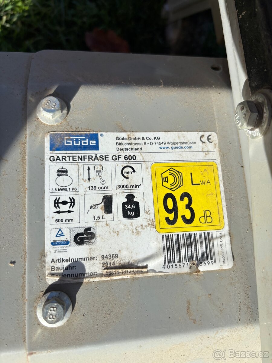 Kultivátor GF 600 - 5