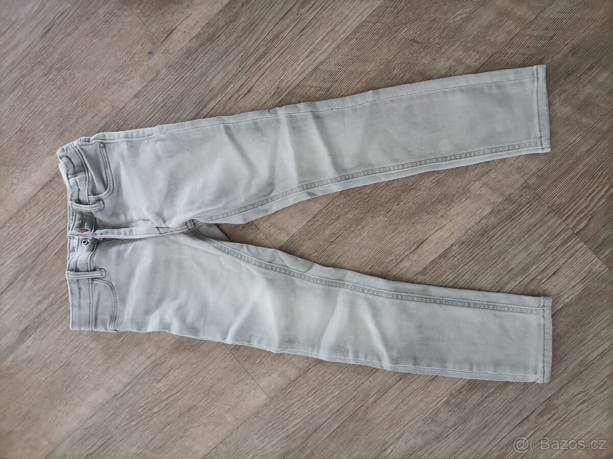 Dívčí kalhoty, rifle, vel. 116, 122, 6 let - 5