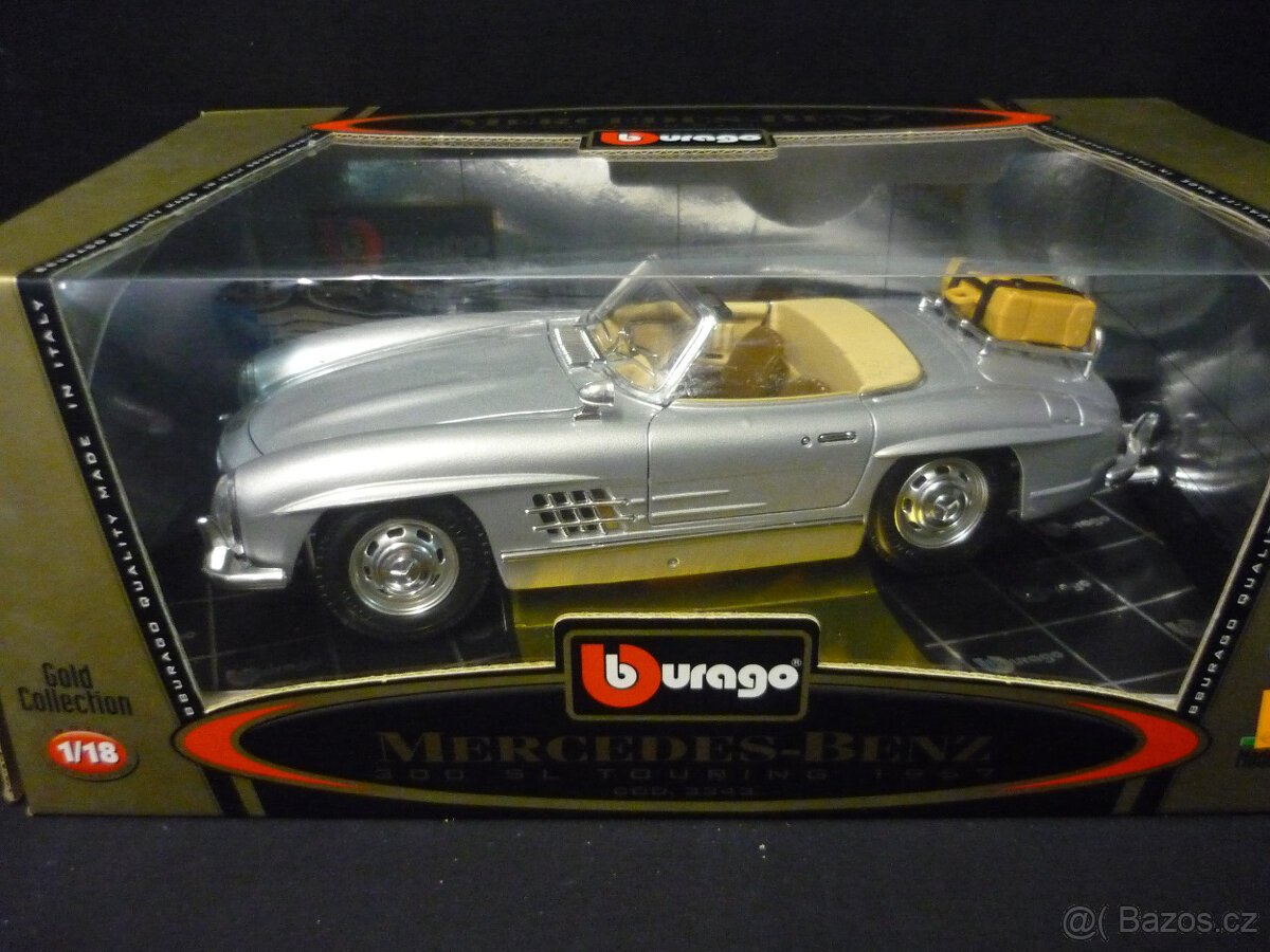 Mercedes Benz 300 SL Roadster Bburago 1/18 - 5