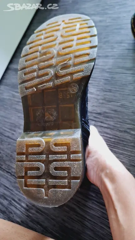 Dětské dívčí kotníkové boty vel 36 s hroty - 5