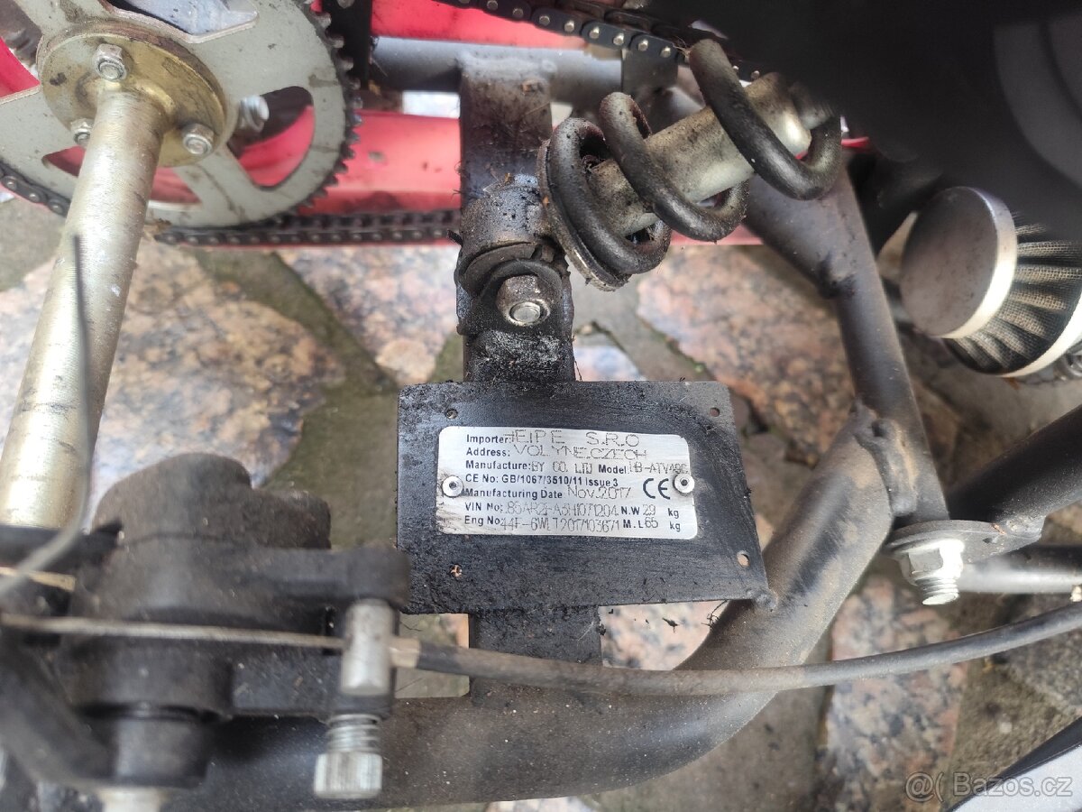 Rezervace. Dětská čtyřkolka, benzín, 50 ccm - 5