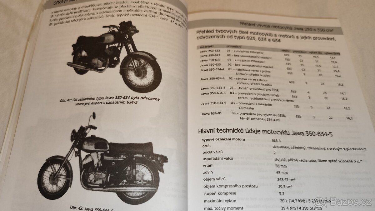 Jawa 250 / 350 údržba, opravy a seřizování motocyklů manuál - 5
