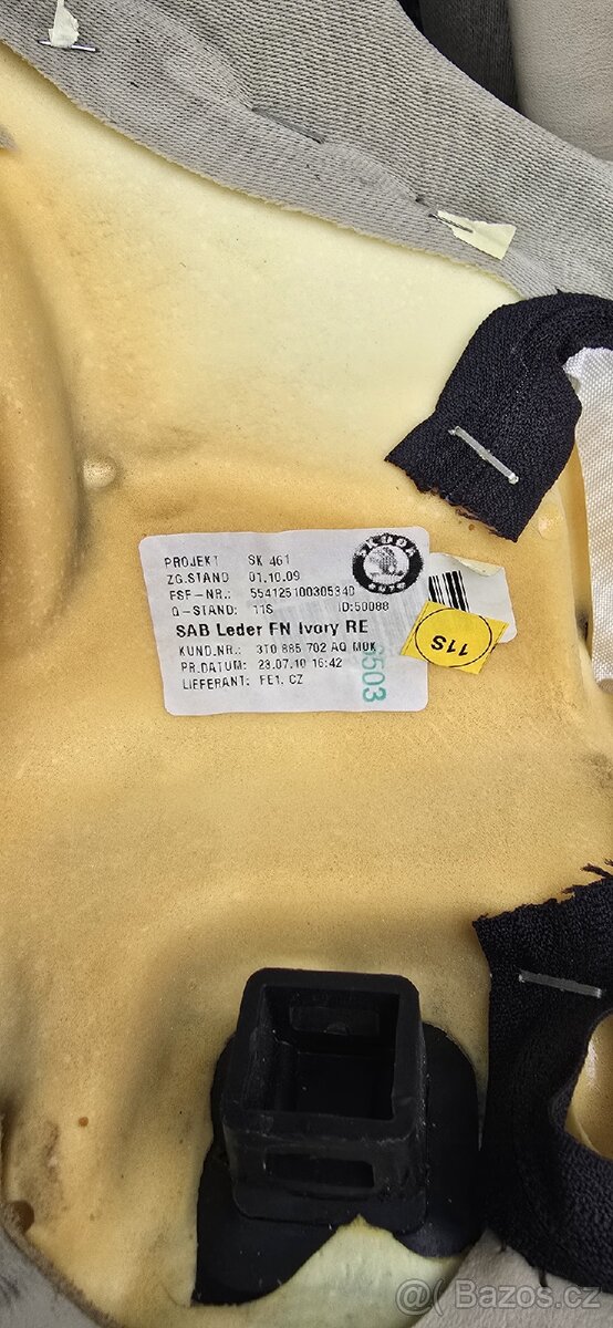 Sada sedaček pro Škoda Superb 2 - 5