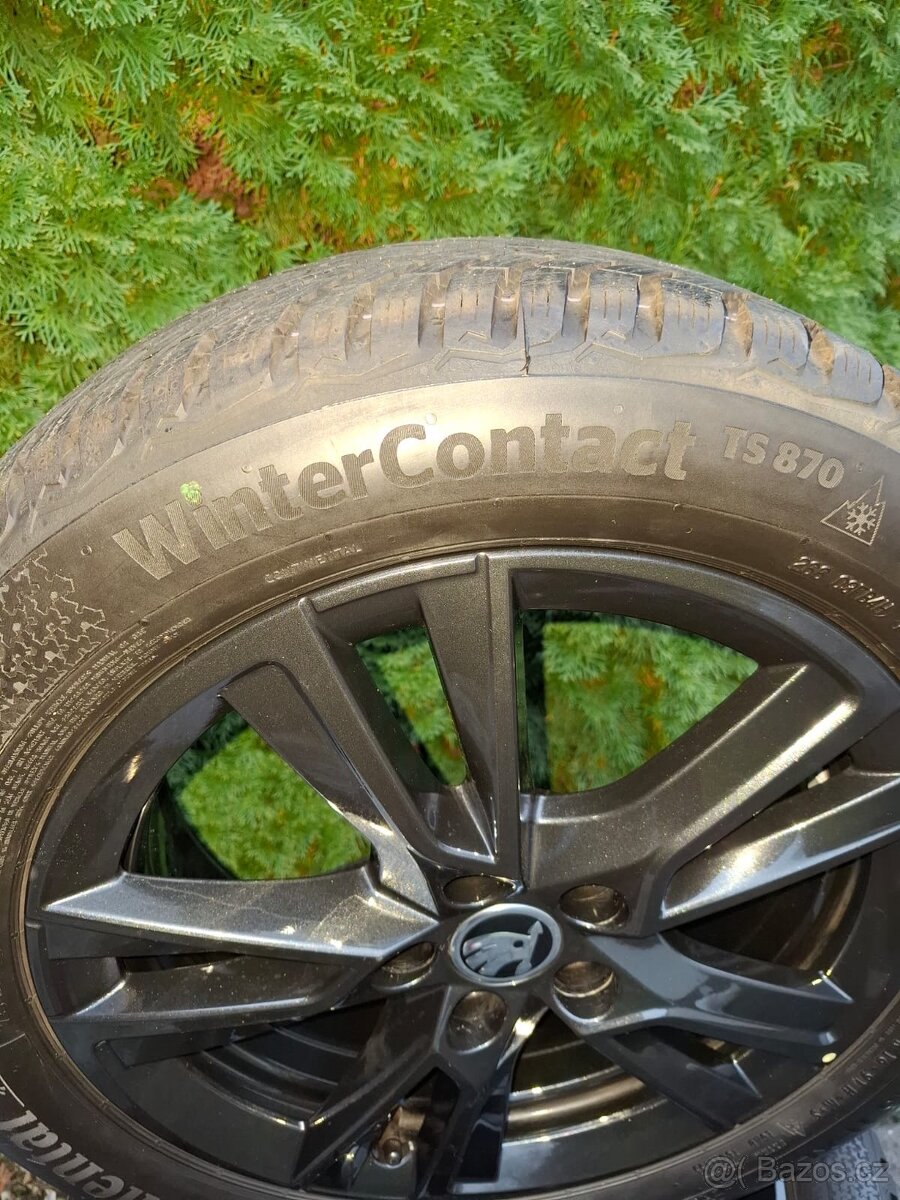 Prodám Al.kola Škoda Fabia IV zimní195/55 R16 CONTINENTAL - 5