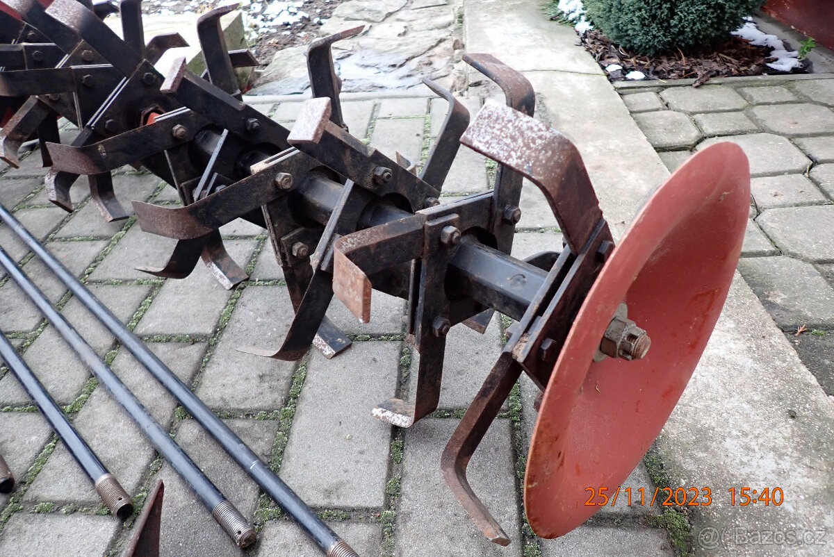 vari - rotavátor 120 cm + vodící kolo + brzd. radlička - 5