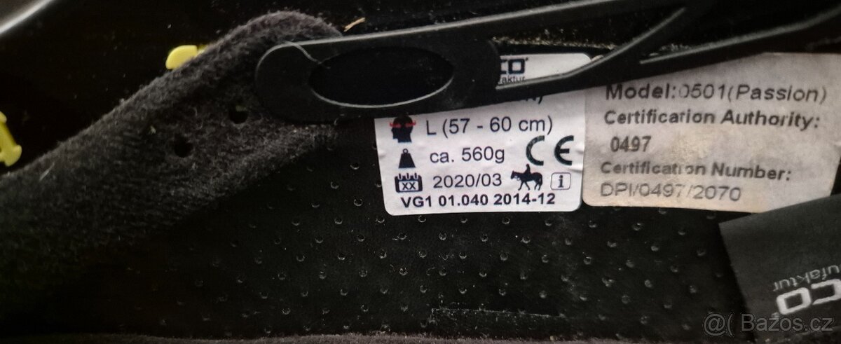 Jezdecká helma na koně casco - 5