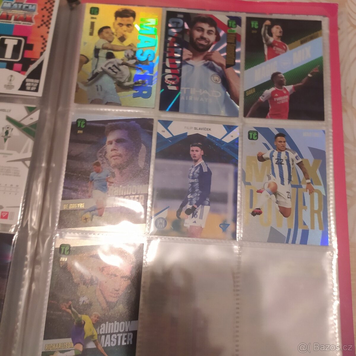 Fotbalove karty + album - 5