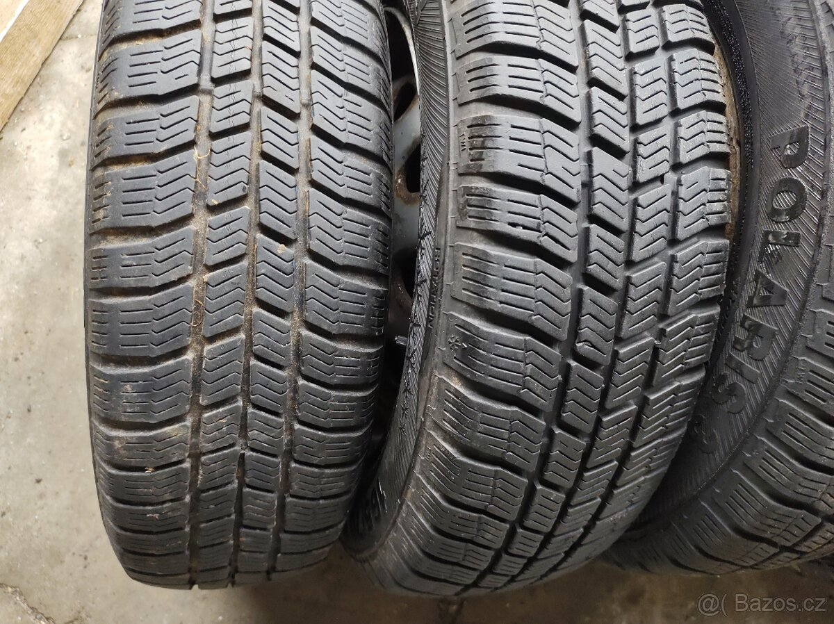 165/70 R13 ZIMNÍ PNEU polaris + DISKY 4X100mm FELICIA - 5