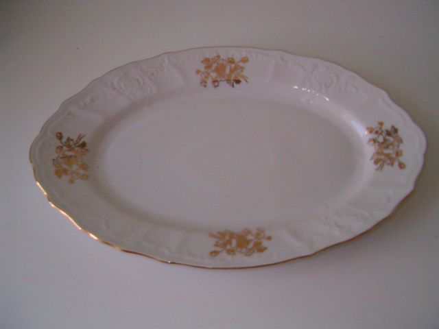 Talíře, retro talíře, keramické tácy, miska - 5