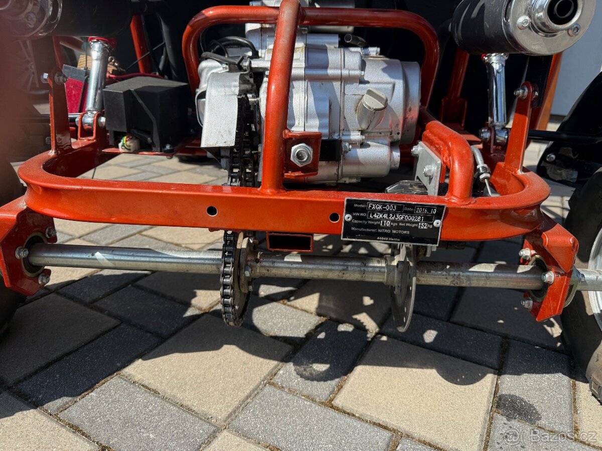 Nitro dětská Bugina Shineray 125 cc - na náhradní díly