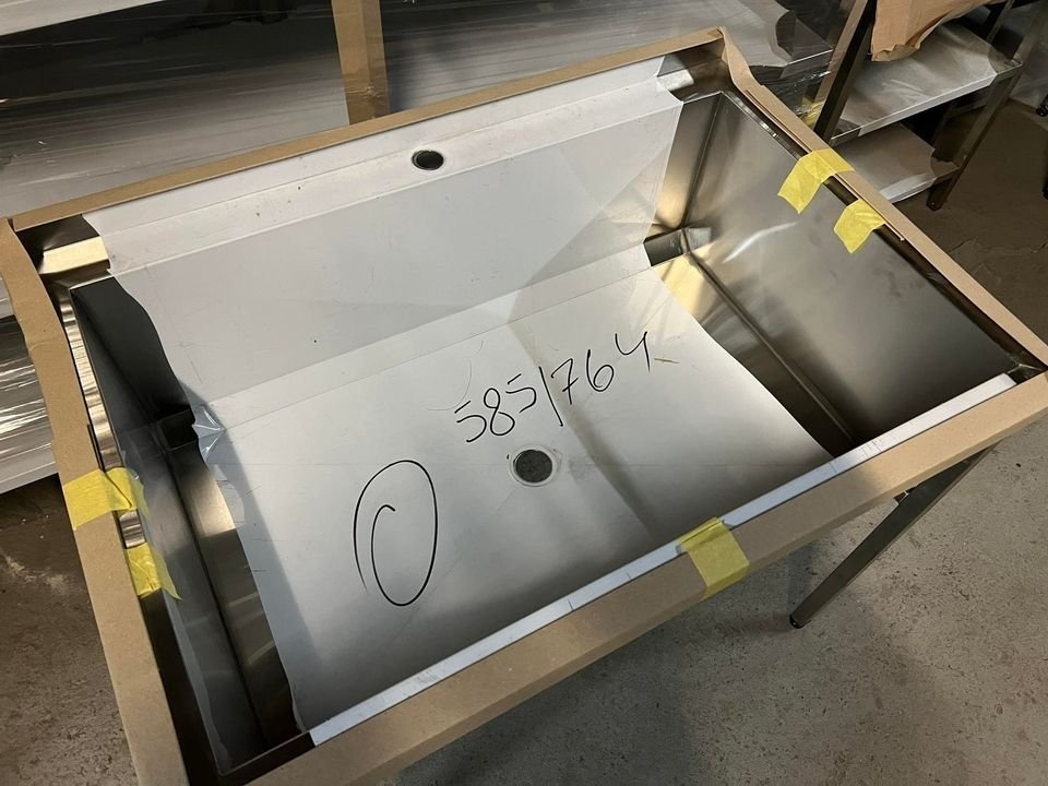 Nerezový dřez jednokomorový (rozměry 100cm-140cm) - 5