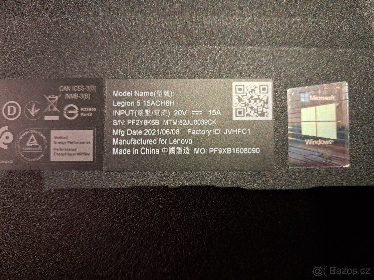 Nabízím herní notebook Legion s pouzdrem - 5
