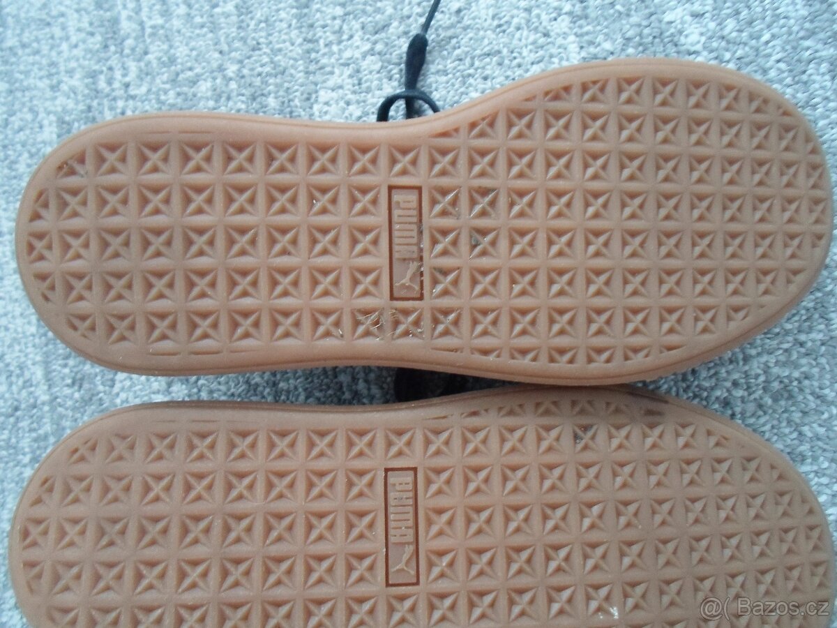 Černé boty tenisky botasky Puma - 39 - 5