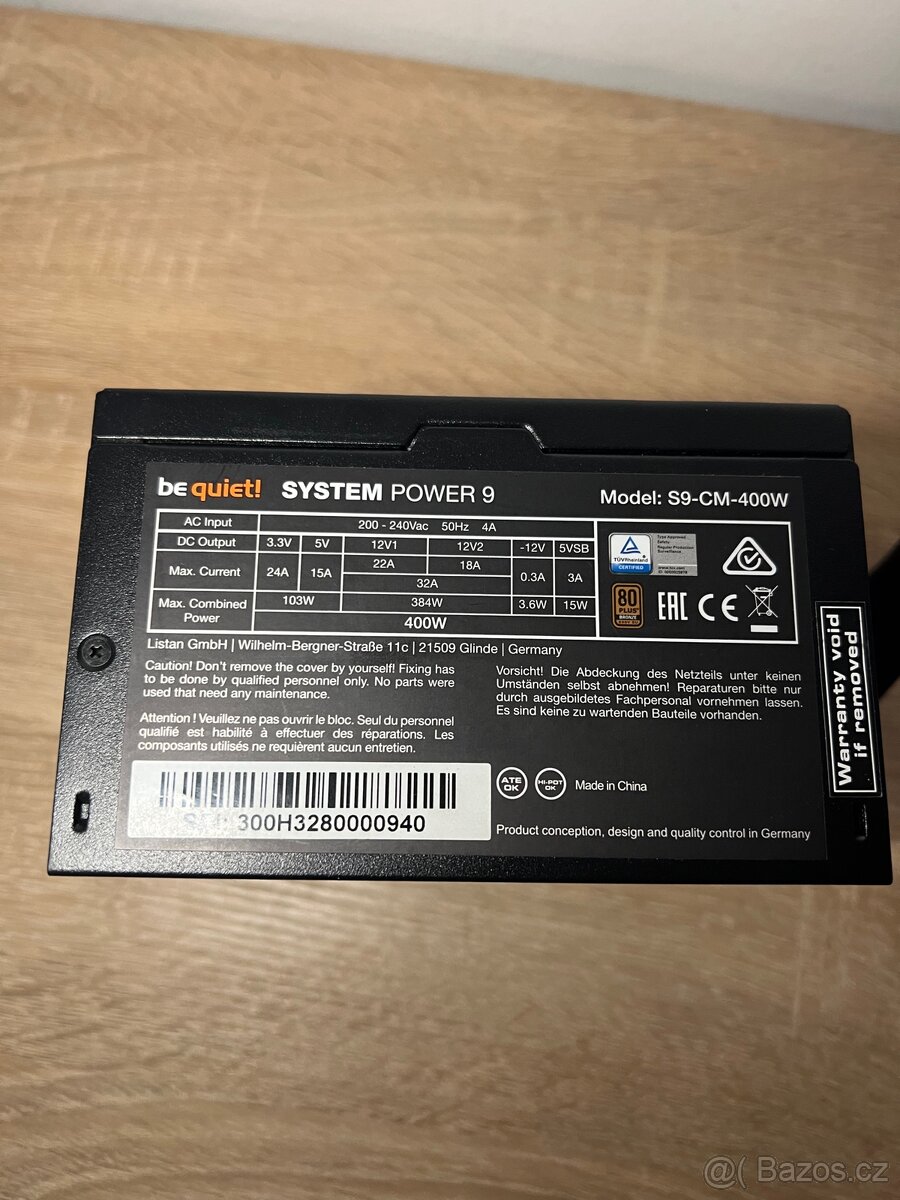 be quiet System Power 9 – 400W (80+ Bronze) - 5