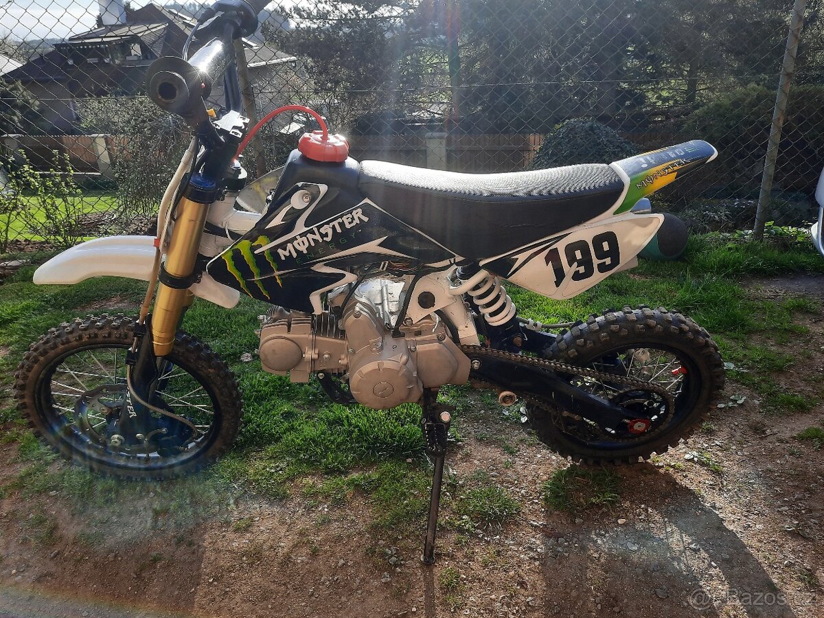 Pitbike dirtbike 125 automat, startér