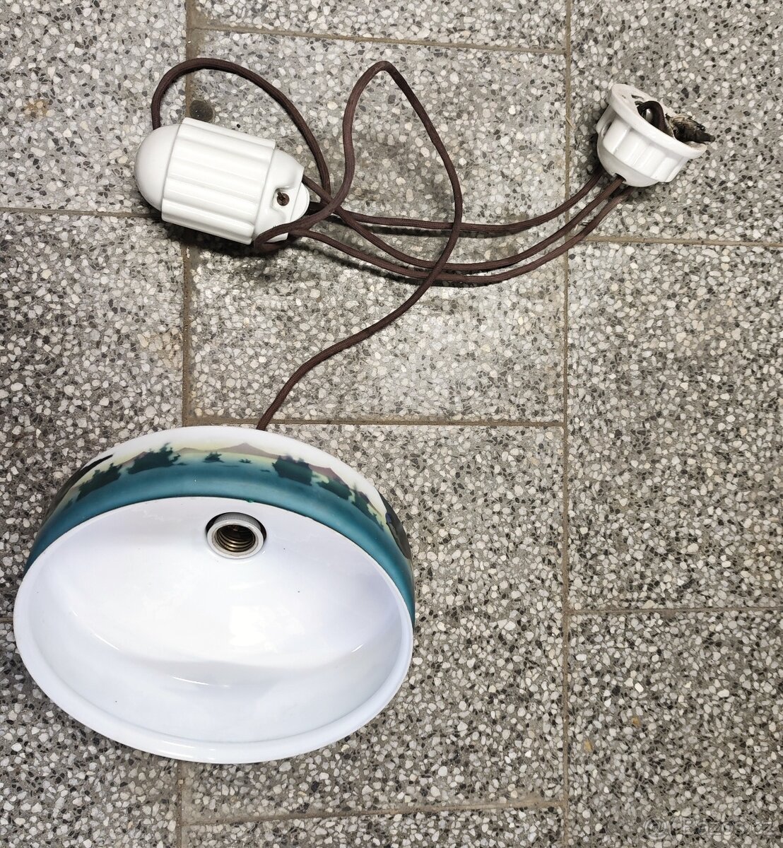 krásný starožitný kompletní stahovací lustr 4 - 5