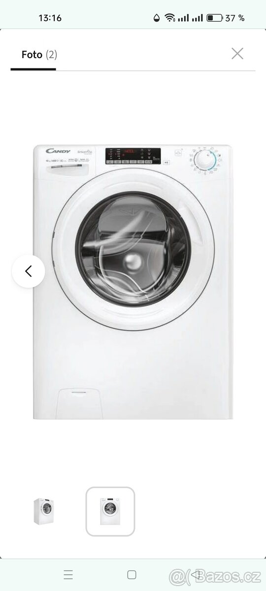 Pračka Candy 10 Kg perfektní stav - záruka - 5