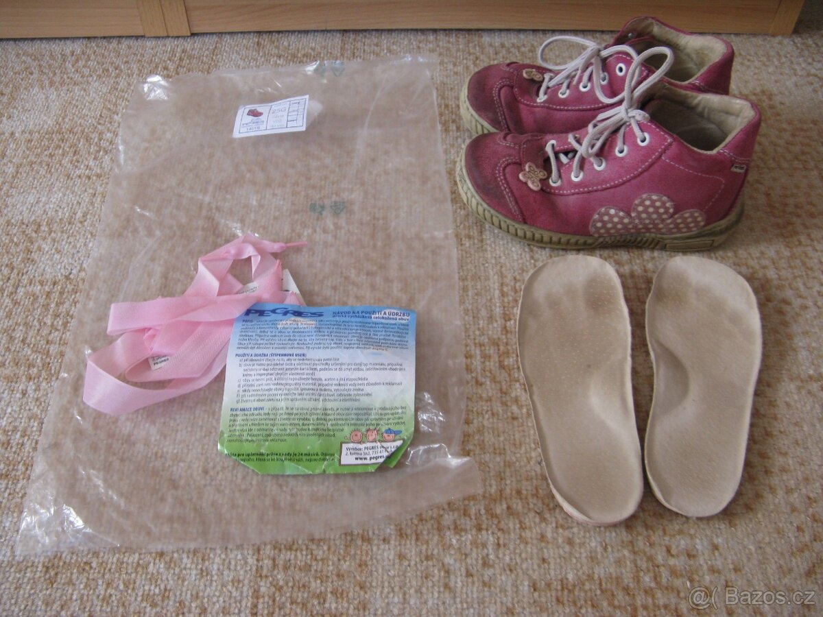 Pegres celoroční boty vel. 25, vnitřní délka 161 mm - 5