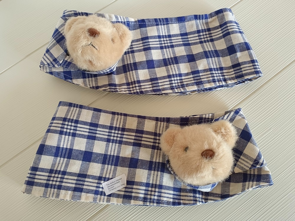 Krásné úvazy/upínač na závěsy s medvídkem 2ks - 5