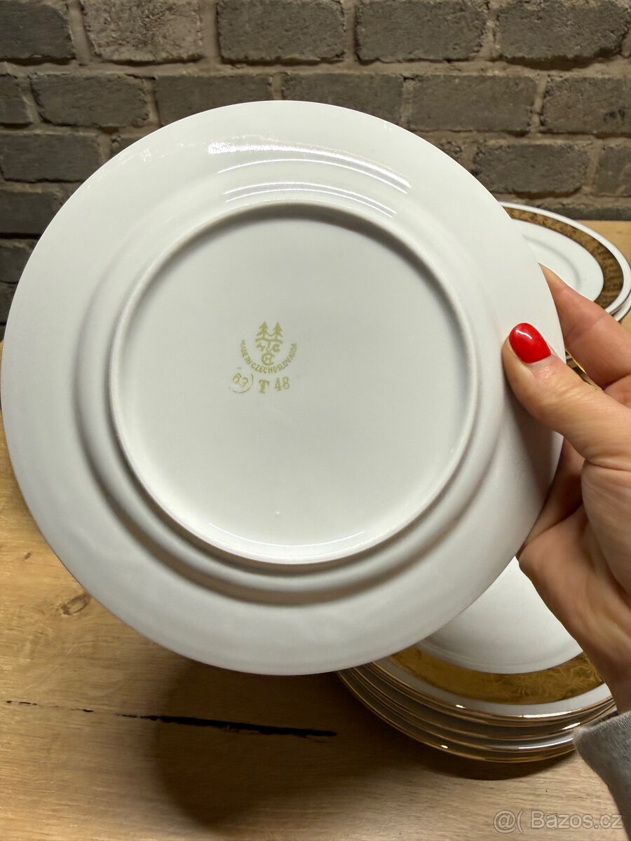 Vintage HC 18 kusů jídelní sada - 5