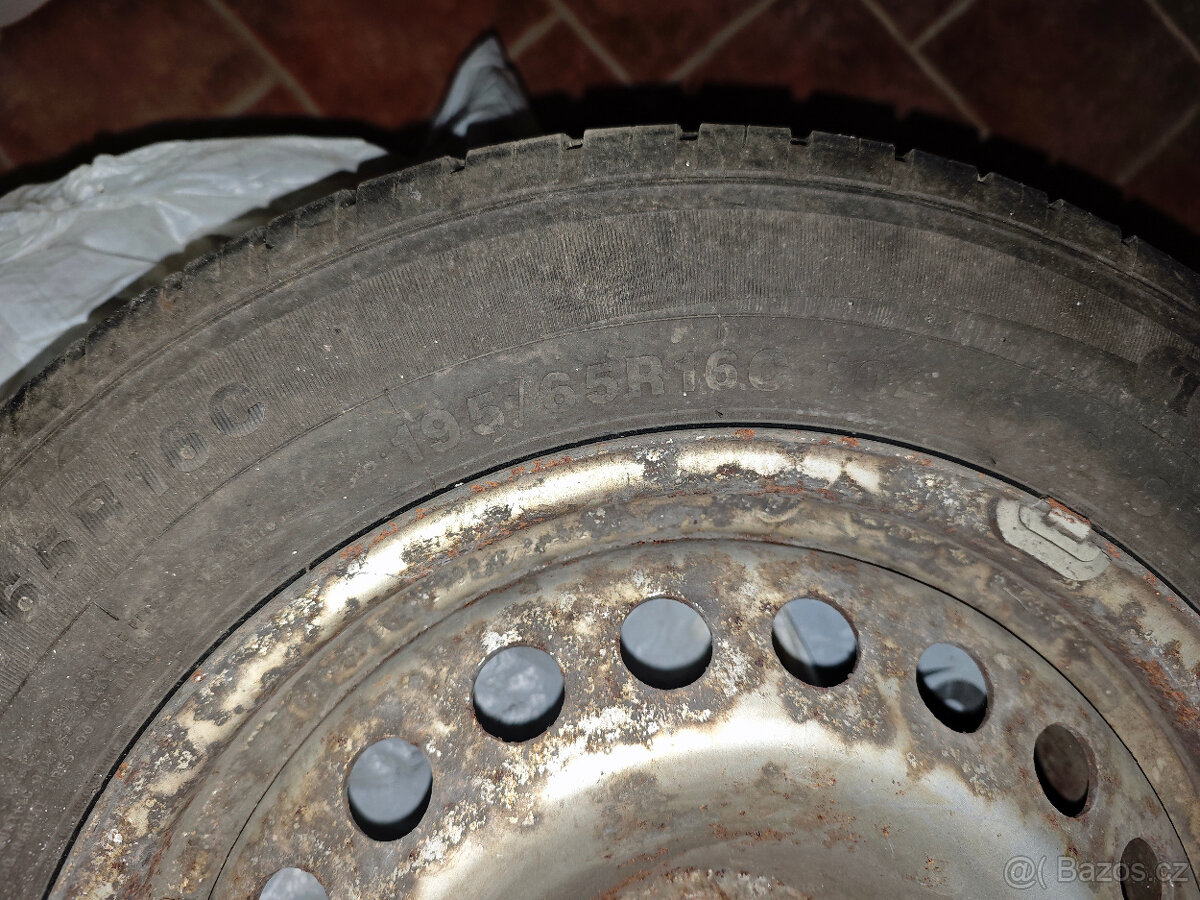 disky a letní pneu 195/65 16C na dodávku / van - 5