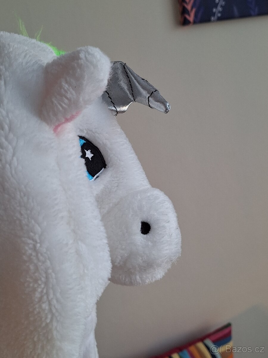 Zimní čepice šála - jednorožec - 5