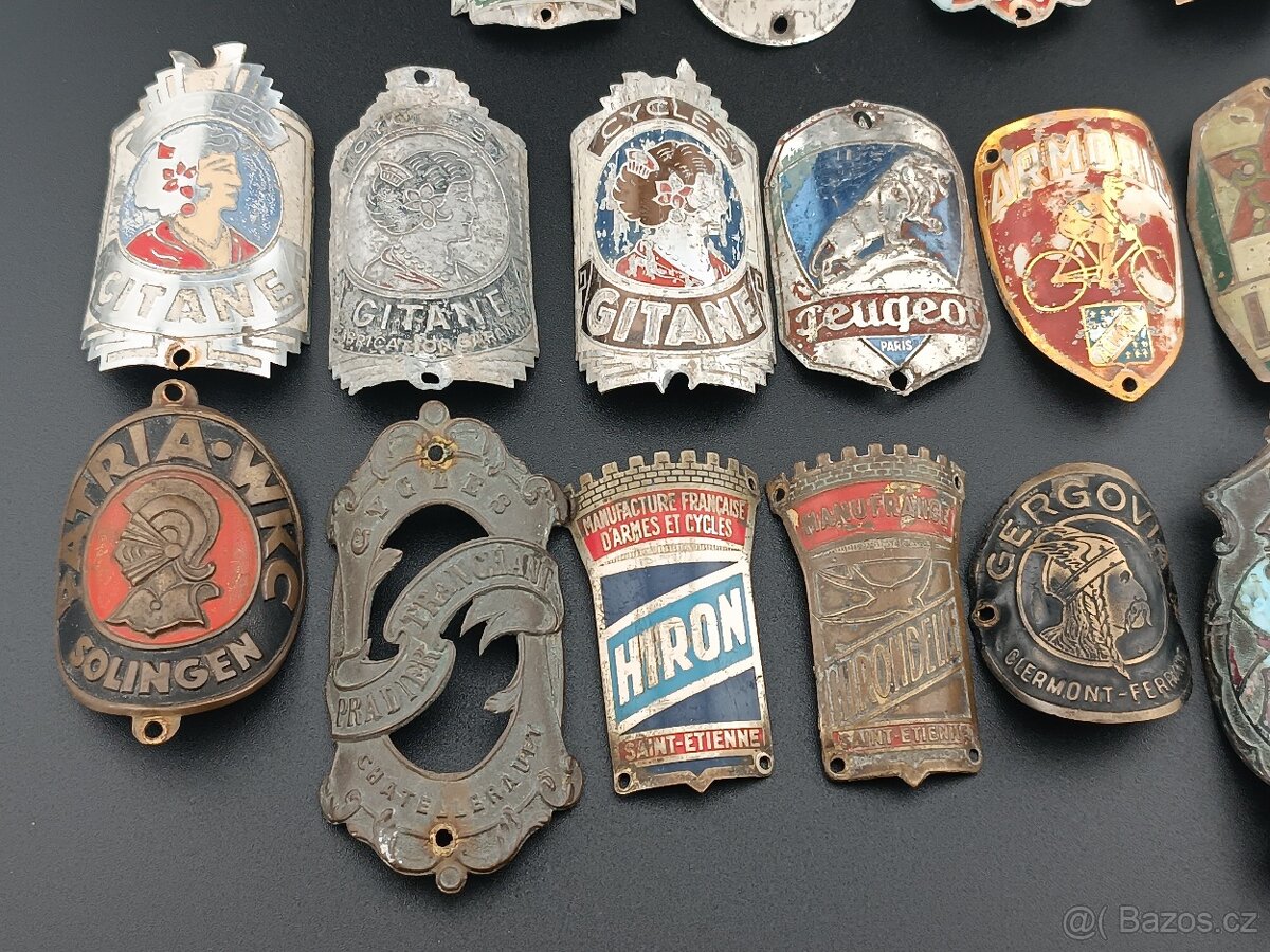 Štítky na staré kola - 21Ks - 5