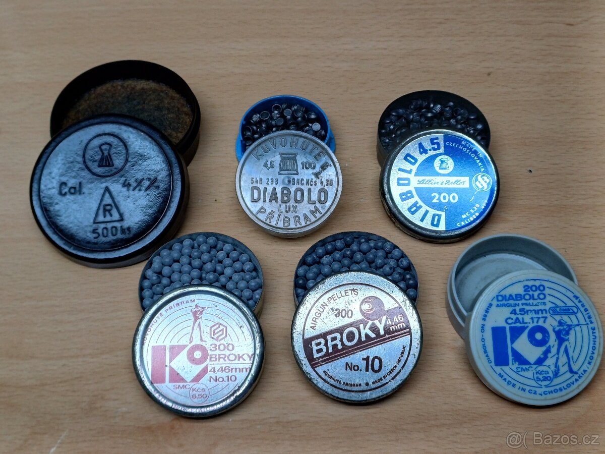 Diabolky,broky,šipky,vzduchovka,sběratelství,historické - 5