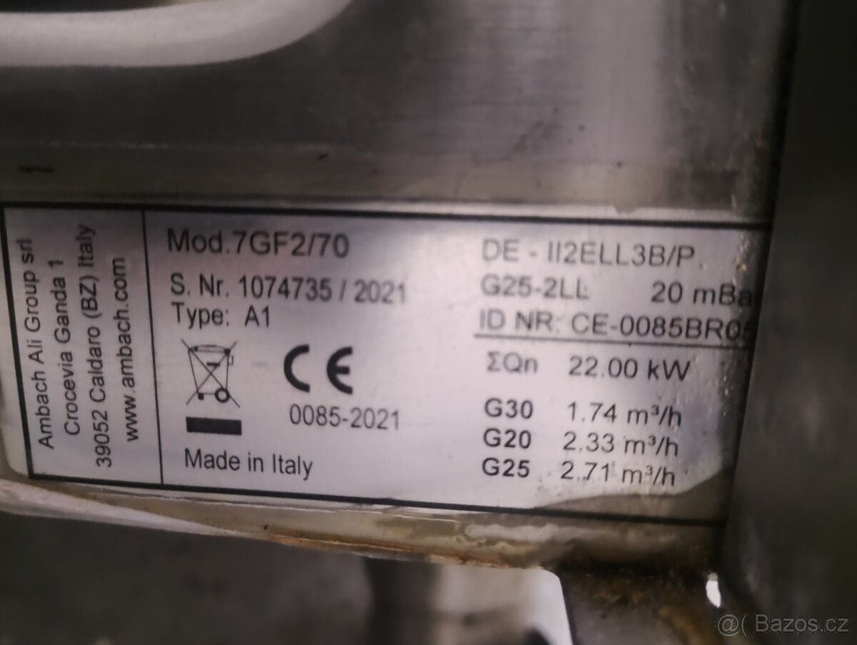 Plynová dvou fritéza - 5