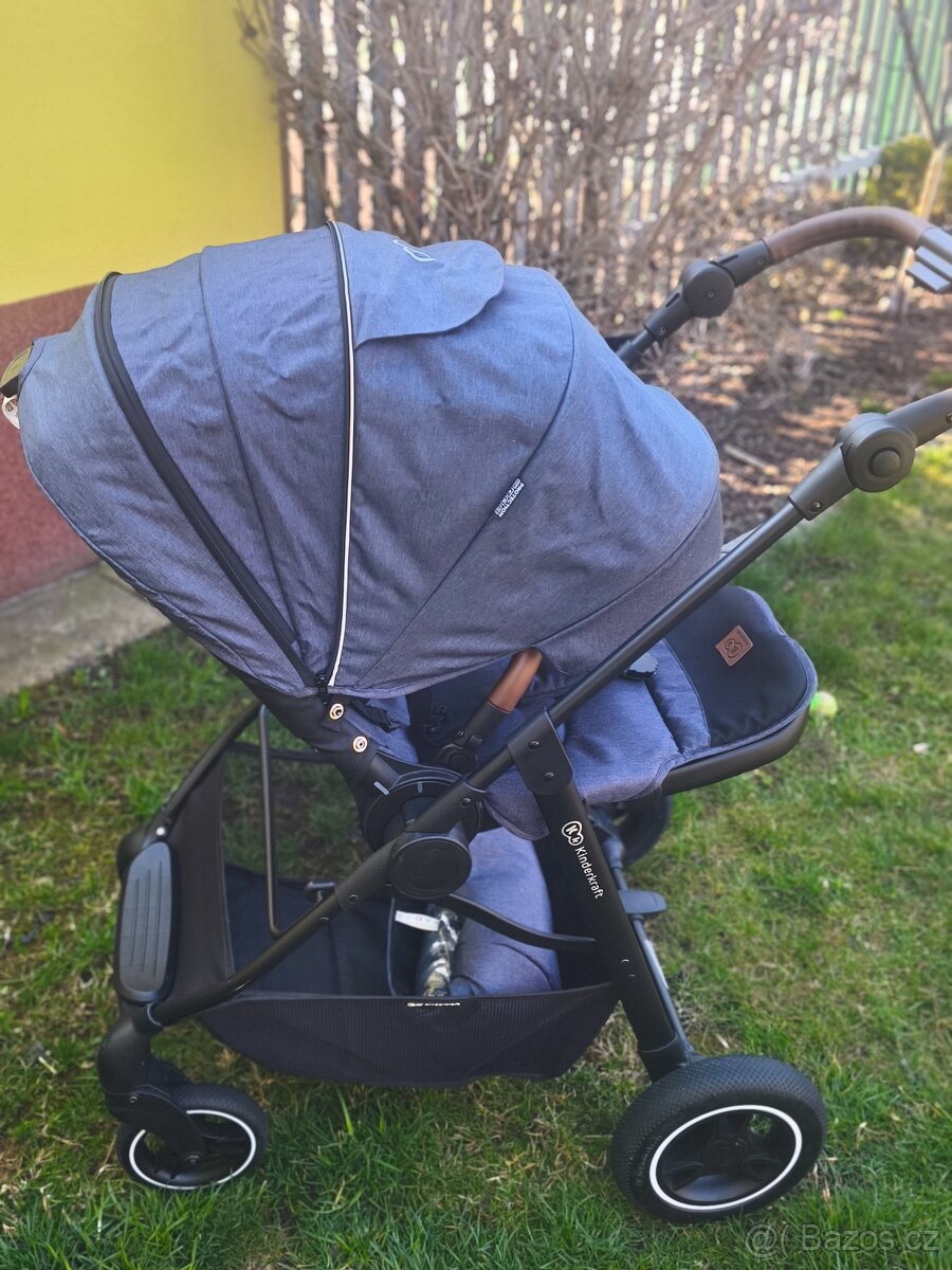 Prodám kočárek sportovní KINDERKRAFT All Road Imperial Blue - 5