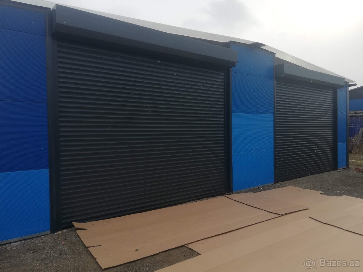 Garážová rolovací vrata zateplené 77mm lamely možno montáž - 5