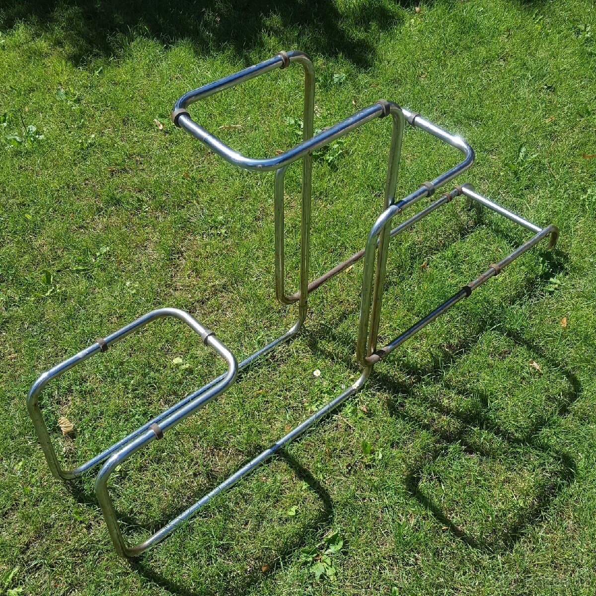 retro trubkový stojan na kytky - 5