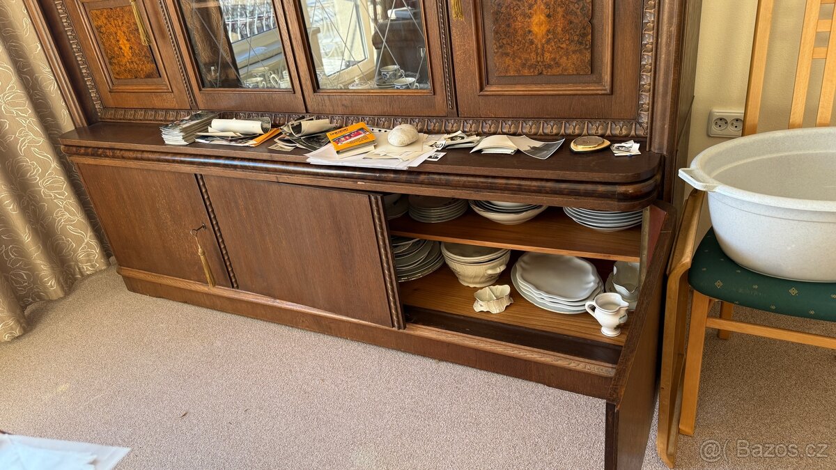 Sekretářk starožitný massiv - 5