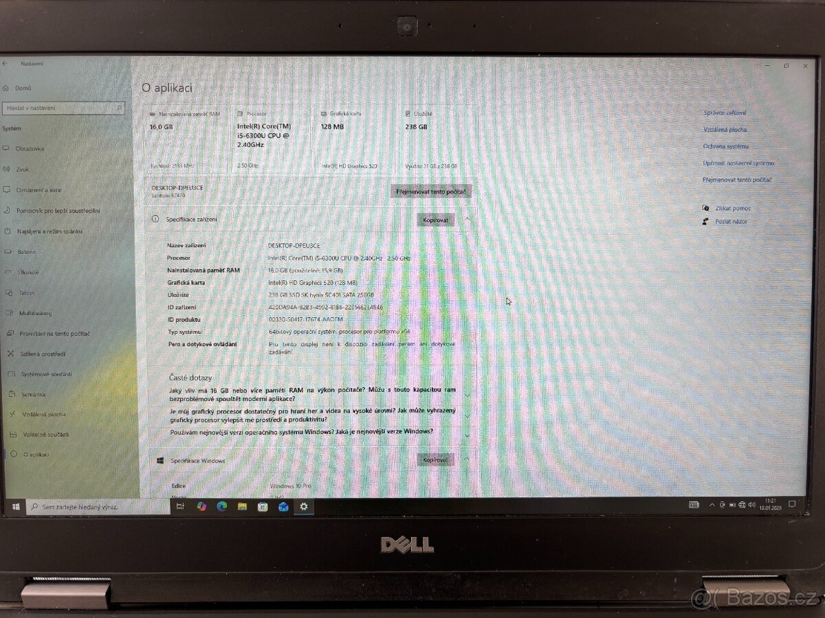 Dell Latitude E7470 | i5 | 16GB RAM | 256GB SSD | Win 10 Pro - 5