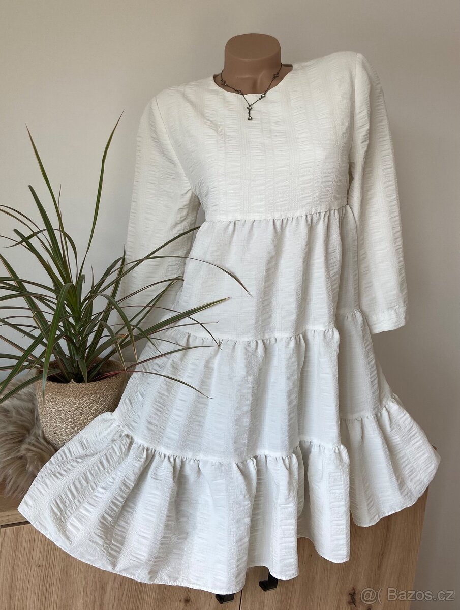 Dámské vrstvené mini šaty Zara vel.M - 5