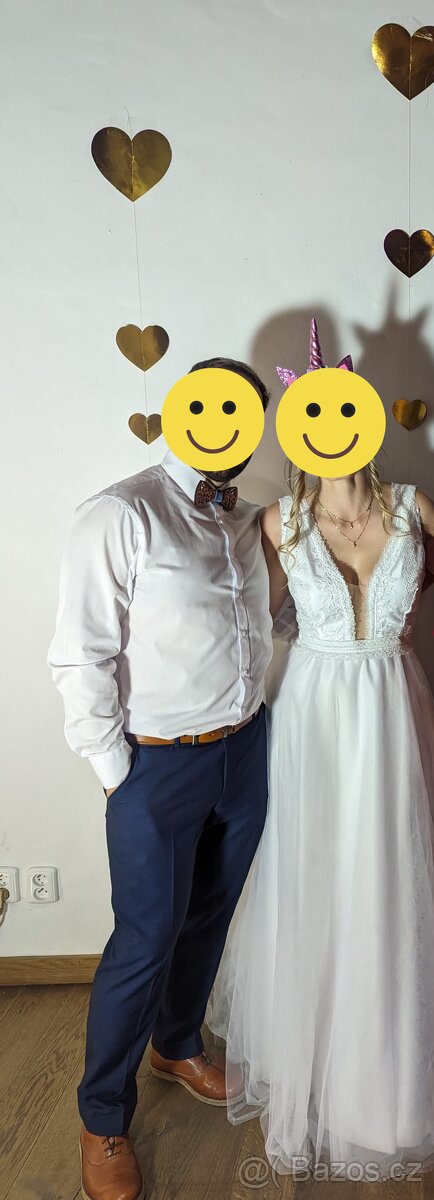 Originální svatební šaty od návrhářky - 5