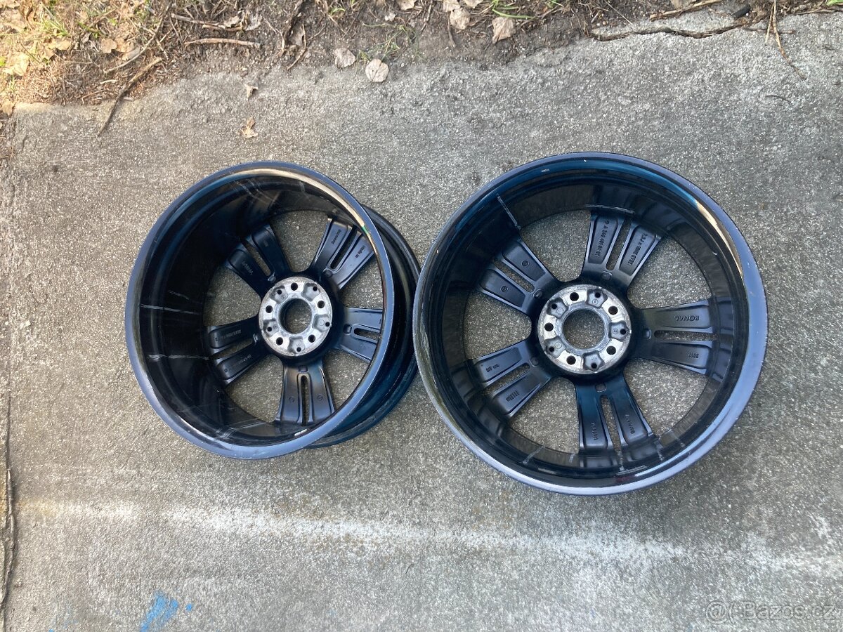 2x Alu disk Mercedes ( Ronal ) - 18" - 5x112 - 5