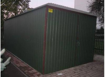 Akční nabídka Plechová garáž 3x5m, v 2 jakosti. - 5