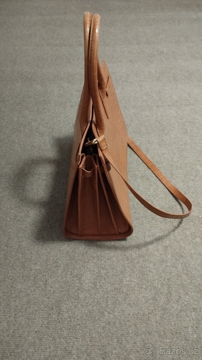 Hnědá větší kabelka - 5