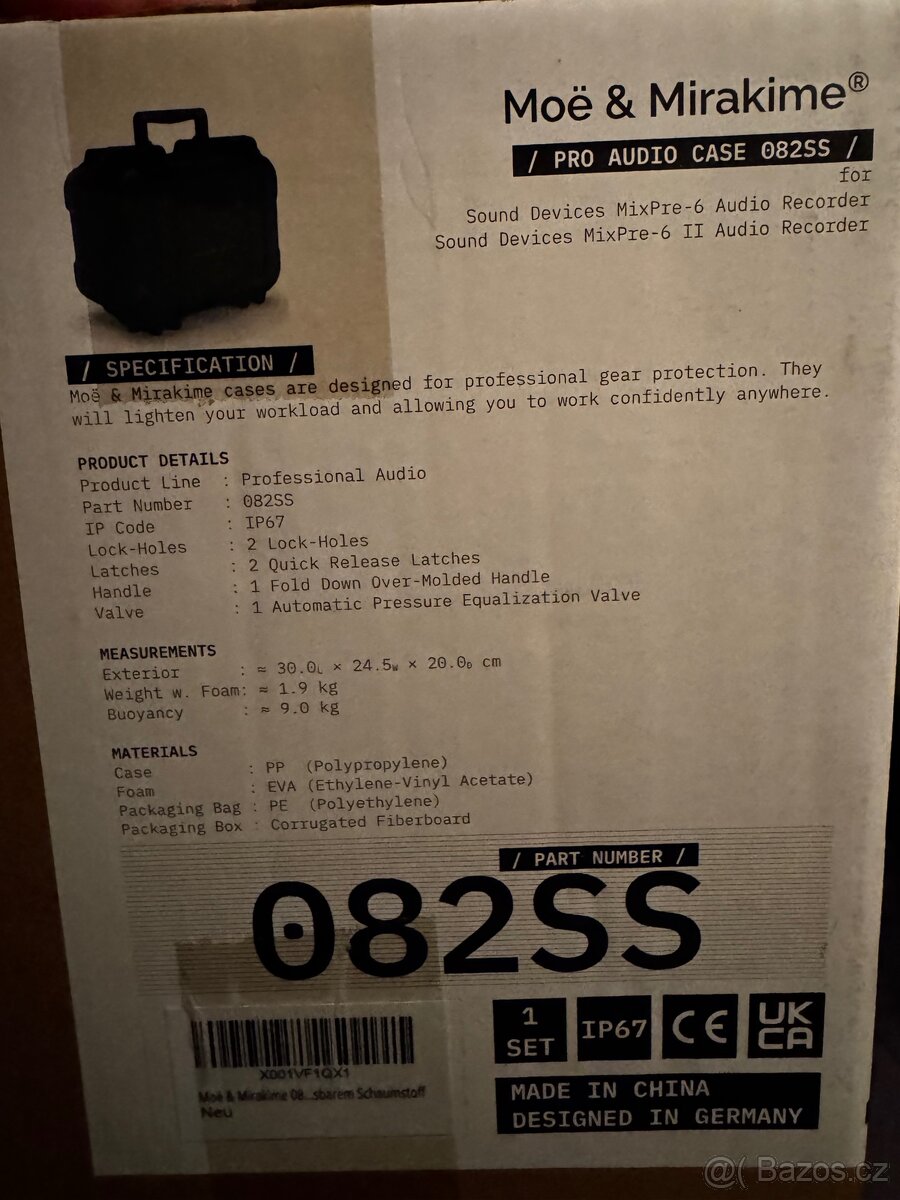 Ochranné pouzdro Moë & Mirakime - Pro Audio case 082SS - 5