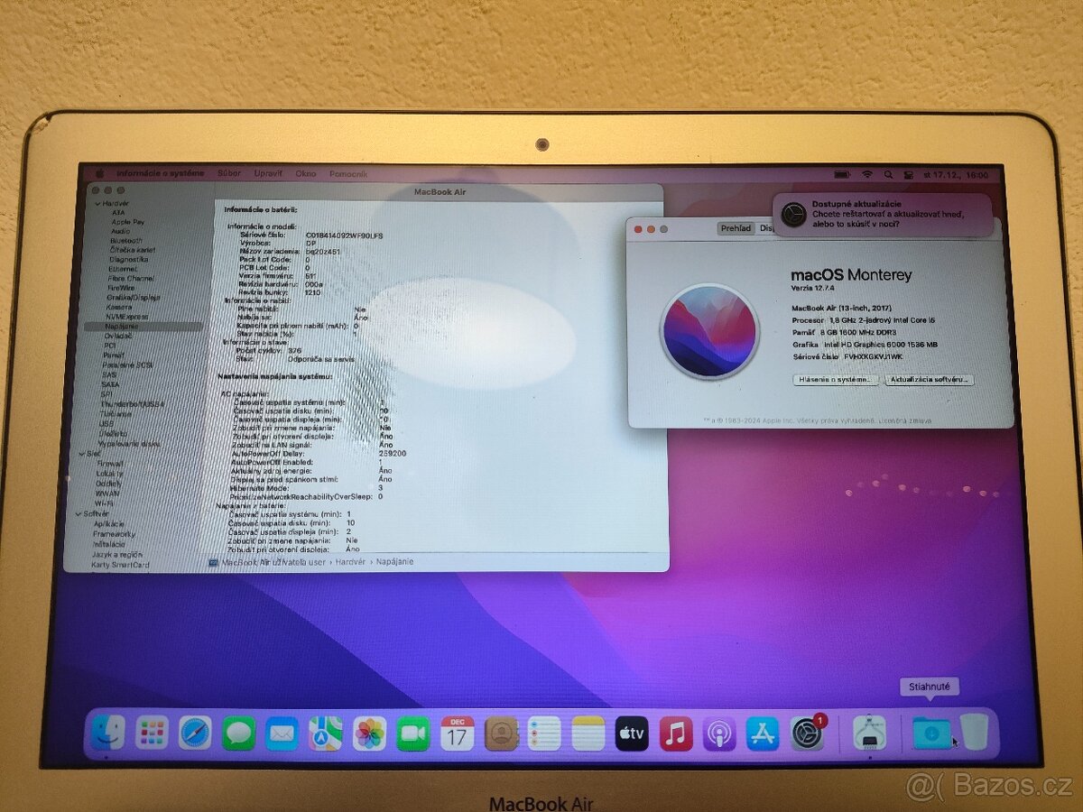 MacBook Air A1466 2017 | i5 | 8 GB RAM | 128 GB SSD - 5