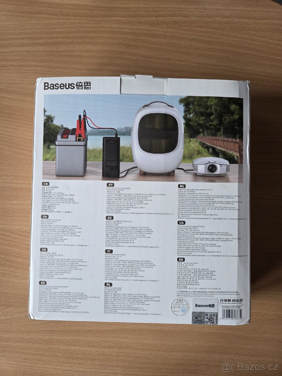 Nový autoinverter Baseus, 300W - 5