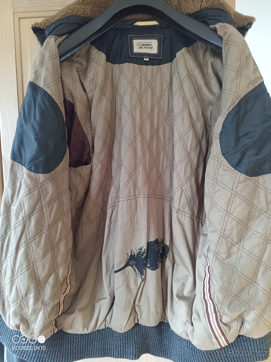 Luxusní kožená bunda Camel - 5