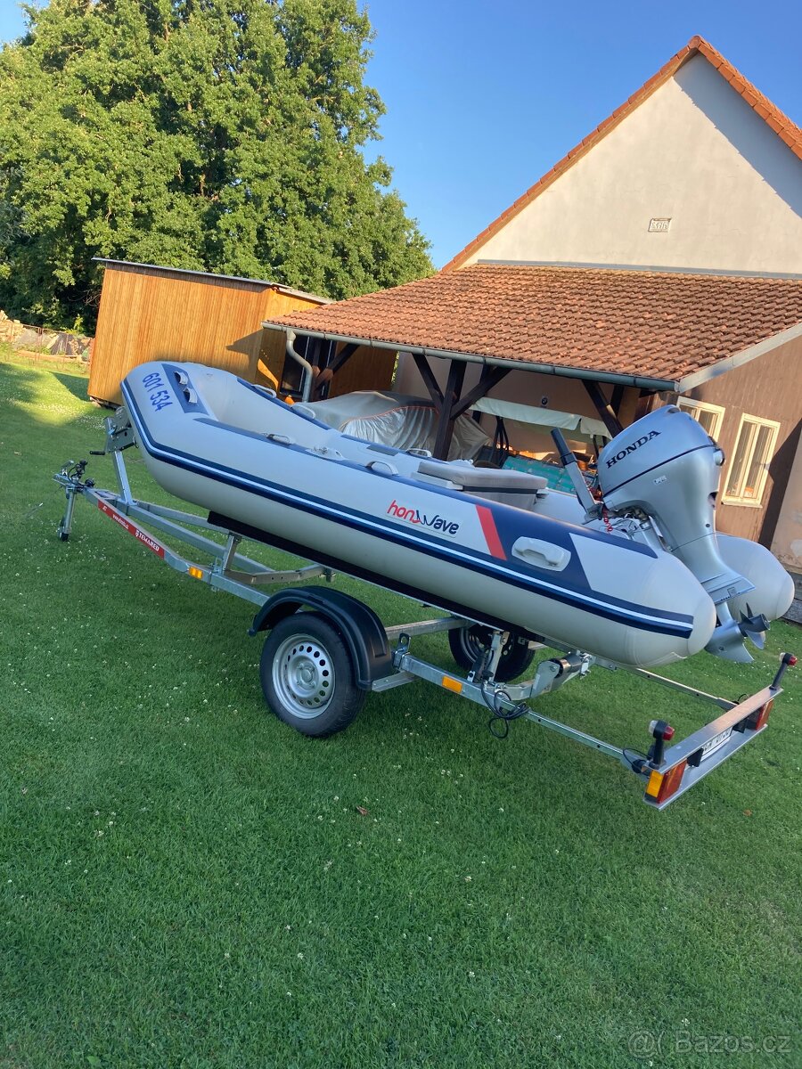 Nafukovací člun Honwave T38 IE (loď) + Honda BF 20 - 5