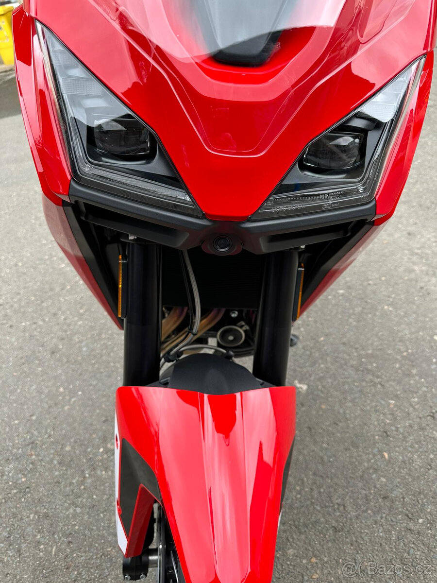 Moto Morini X-CAPE 700 červená drátěná kola - 5