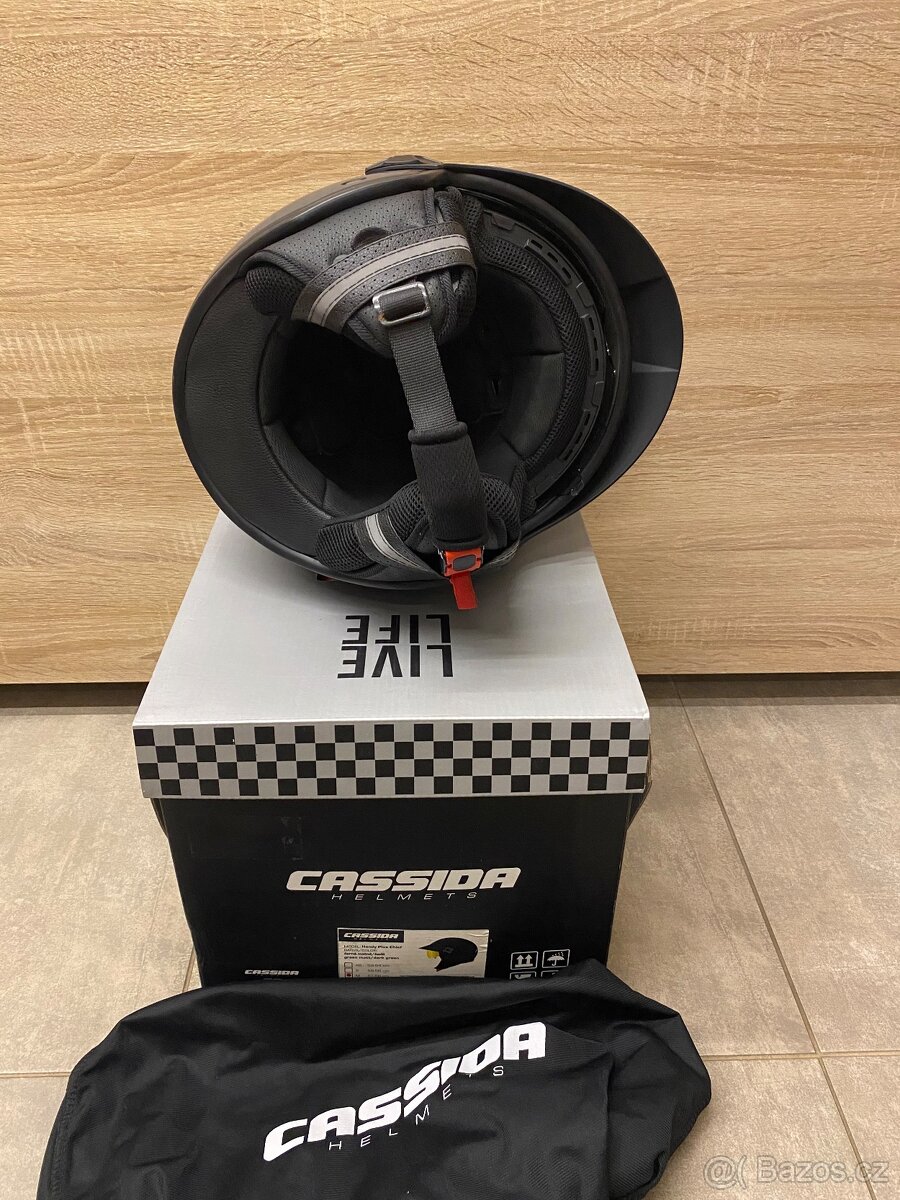 Otevřená helma na motorku Cassida Handy Plus Chief, vel. M - 5