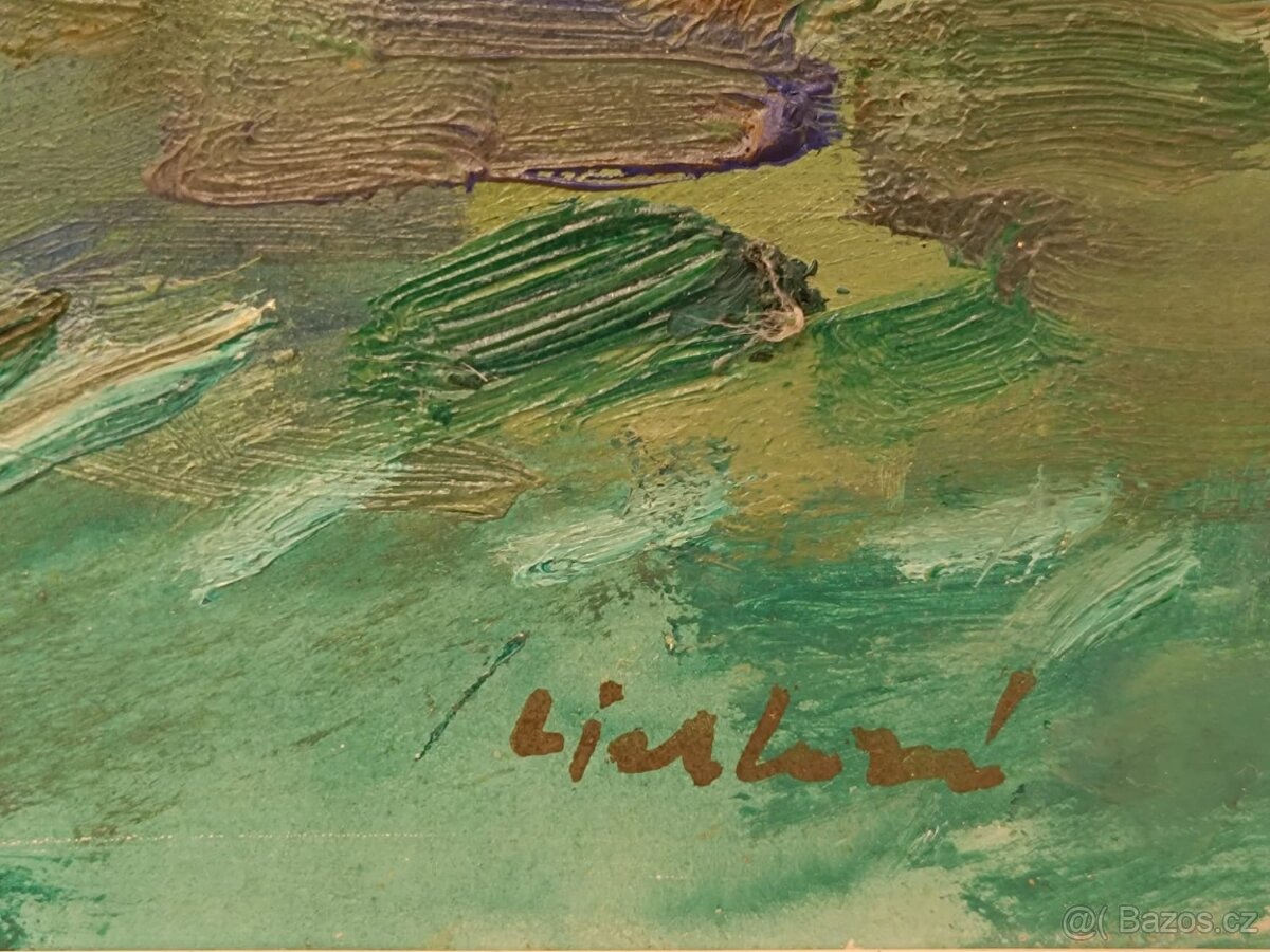 Obraz Jana Lieblová, na Vysočině, olej 63x73 - 5