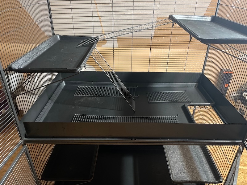 Dvoupatrová klec pro drobná zvířata - 5